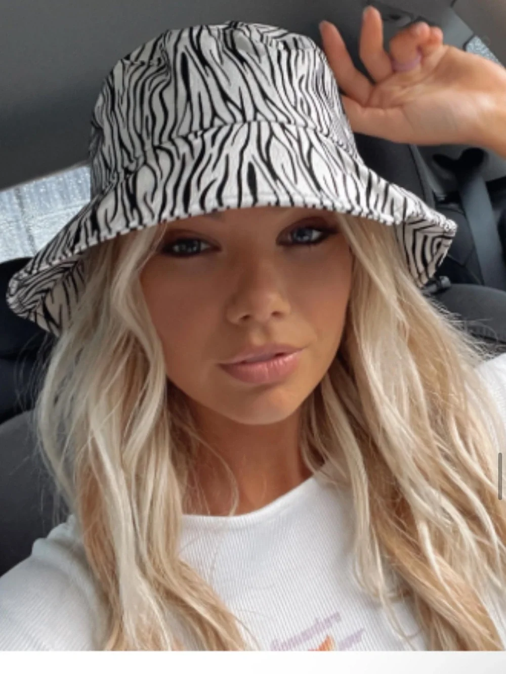 Princess Polly Zebra Bucket Hat